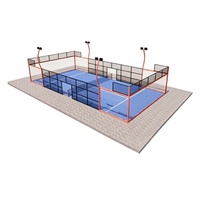 Pista de Pádel Clásica Resistente para Escuelas, Patios de Recreo y Clubes Deportivos Comunitarios