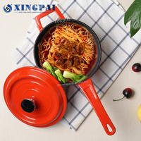 Équipement de cuisine XINGPAI, marmite en fonte émaillée, ustensiles de cuisine en fonte, ensembles de casseroles rondes pour la cuisine