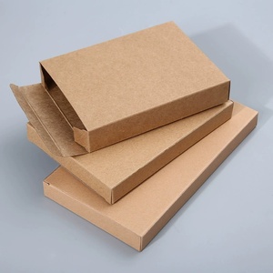 Cajas de cartón kraft y blanco con doble inserción y cierre inferior, personalizadas con impresión, en stock - Product Image 5