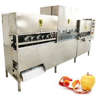 Hoge Snelheid Automatische Fruitschilmachine/Citrus Appel Sinaasappel Snijder Apparatuur Voor Commerciële
