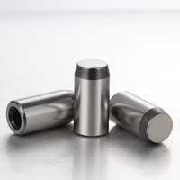 Goupilles cylindriques en acier inoxydable Tejas Grinding (finition brillante) diamètre de tête 14 mm pour arbres de machines industrielles, durables