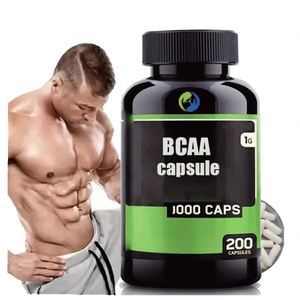 Complément énergétique en capsules d'acides aminés essentiels BCAA Solilan Private Label 500 mg - Product Image 1