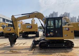 Excavadora Hidráulica Usada Cat 307 de 7 Toneladas, Mini Excavadora de Orugas Caterpillar para Trabajos de Renovación Municipal y Construcción de Paisajismo - Product Image 4
