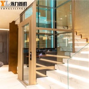 Ascenseur domestique Yongli avec porte automatique pour villas et maisons individuelles, 2, 3, 4 ou 5 étages, ascenseur à conducteur 0,25 m/s - Product Image 4