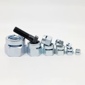 SAPER <b>Lock</b> Nut Stainless Steel Heavy Duty Hex Self Locking Nut Metric <b>Threaded</b> Nut Industrial Machinery Anti Loosening Secure - Product Image 4
