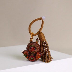 Themed Animal Pendant <b>Rainbow</b> <b>Wood</b> Buddhist Jewelry Charm Unisex Gift Accessory - Product Image 1