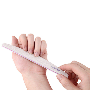 Dũa móng hai mặt kiểu Nhật 100/180 grit, hình bán nguyệt, dùng lại được, có giấy nhám Nhật Bản - Product Image 4