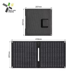 Panneaux solaires 15w 6v 9v 12v, panneau <span class=keywords><strong>solaire</strong></span> pliable, mini <span class=keywords><strong>chargeur</strong></span> <span class=keywords><strong>solaire</strong></span> portable pour téléphone avec port USB-A Type-C pour utilisation en camping, en tente - Product Image 4