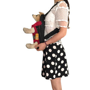 Sac à dos Portable en Nylon pour animaux de compagnie avec fermeture à glissière en tissu maillé respirant Caractéristiques durables pour chats chiens voyage fournitures pour animaux de compagnie - Product Image 2