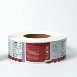 Chất Lượng Cao Tùy Chỉnh Bổ Sung Sticker Dinh Dưỡng Sự Kiện Nhãn Tự Dính Sáng Bạc Hologram Bopp Nhãn - Product Image 5