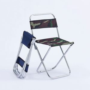 Custom Logo <b>Portable</b> Lightweight Durable Backrest Comfortable Iron Maza <b>Stool</b> for Beach Bedroom Outdoor Events - Product Image 5