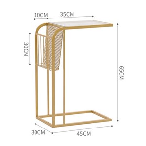 Sofa <strong>Side</strong> <strong>Table</strong> for Promotional Sales Coffee <strong>Table</strong> With Storage Case Low Price Decorative <strong>Rectangle</strong> Metal Living Room Furniture - Product Image 6