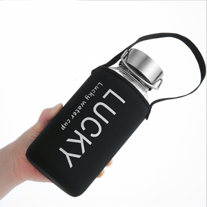 Logo personnalisé de haute qualité 700ml 1000ml 1200ml 1600ml Bouteilles d'<span class=keywords><strong>eau</strong></span> en verre de sport de plein air avec bouchon - Product Image 5