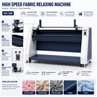 Machine de relaxation de tissus robuste pour l'alimentation textile en usine