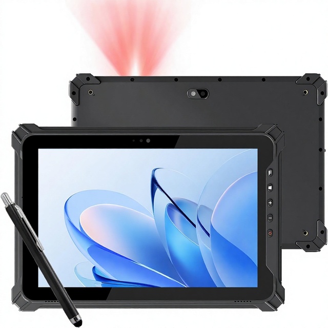 10.1" Rugged Tablet RT10J Windows 11 Pro Industrial Tablet PC Intel Celeron Waterproof Outdoor Field Data Collection Tablet