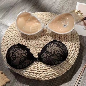 Accesorios Íntimos Talla Pequeña, Copa con Encaje Grueso Bordado, Parche para el Pecho para Vestido <span class=keywords><strong>de</strong></span> Novia, Diseño Antideslizante, Sexy - Product Image 5
