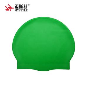 Casquette de bain professionnelle en silicone, chapeau de natation de couleur unie et vierge, style <span class=keywords><strong>Mystyle</strong></span>, fournisseur en chine, nouvelle collection été - Product Image 5