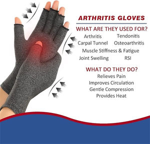 Sarung Tangan Kompresi Setengah Jari Berkualitas Tinggi untuk Meredakan Nyeri Sendi dan Sindrom Terowongan Karpal - Product Image 4