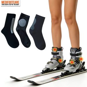 Ayak Bileği Koruyucu Jel Kılıf, Silikon Pedli Malolar Korumalı Paten Çorapları, Artistik Patinaj, Roller, Hokey, Destek Bandı, Atel için - Product Image 1