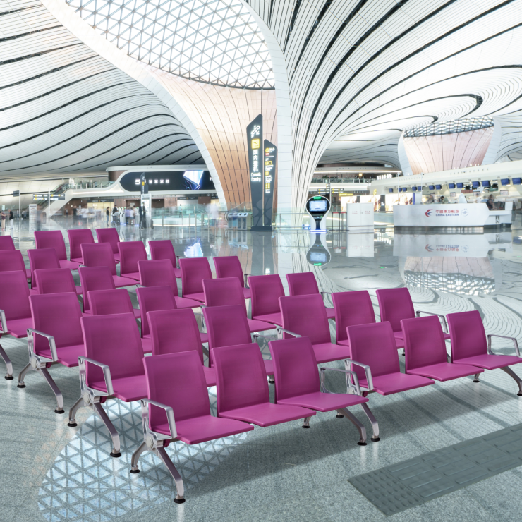 Высокое качество нержавеющая сталь высокого качества 3 местный аэропорт кресло ожидания тандемные посадочные места для приемной стулья Gang стул