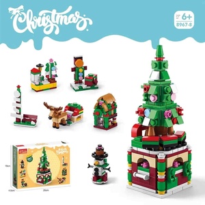 Lele <span class=keywords><strong>Brothers</strong></span> Nuevo Juguete Educativo de Navidad, Muñeco de Nieve de 40 Piezas, Bloques de Construcción de Plástico ABS para Niños, Adornos - Product Image 4