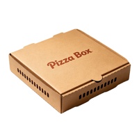 Boîte à pizza TongKun personnalisable, aseptique, biodégradable, écologique, recyclable, avec gaufrage UV, pelliculage mat et dorure pour snacks