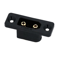 Connecteur de XT90E-M Amass Fiche de batterie noire Tête mâle XT90E Connecteur RC pour avion Véhicule aérien sans pilote UAV Pièces de rechange pour bricolage