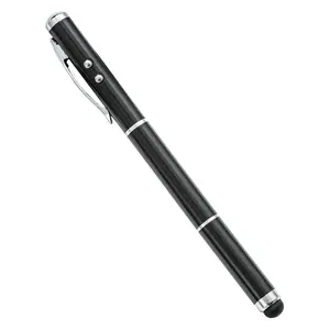 Fancy pen store hot selling ballpoint pen stylus touch 3 in 1 laser pointer with ballpoint pen