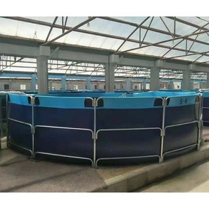 定制大容量多功能PVC Aquaponics养鱼场水箱塑料水族馆，带集成气泵 - Product Image 2