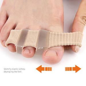 Correcteur d'hallux valgus en gel de silicone à cinq trous, séparateur d'orteils, dispositif orthopédique pour la correction et le remodelage des ongles, l'empilage des os du <span class=keywords><strong>pouce</strong></span> et le traitement du hallux valgus - Product Image 2