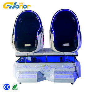 Cinema 9D Vr Box con film 2 posti Egg VR realtà virtuale 9d egg cinema motion chair 7d cinema cabin in vendita - Product Image 2