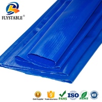 Tuyau plat en PVC sur mesure pour l'irrigation agricole – Tailles personnalisées 1, 3, 4 et 10 pouces – Tuyau plat en PVC pour l'agriculture