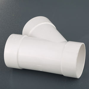 3 "-4" Haute qualité et protection de l'environnement Plastique <span class=keywords><strong>PVC</strong></span> SÉRIE 45 degrés Y Branche Raccord de tuyau Té latéral - Product Image 5