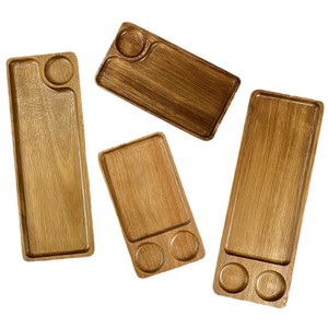 Acacia Wood <b>Small</b> <b>Tray</b> Rectangular Dessert Serving Plate For Restaurant Hotel Condiment Use - Product Image 5