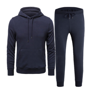 Survêtement Hommes Offre Spéciale À Capuche Costumes Ensembles Solides Hommes Sweatshirts Survêtement Printemps Hiver Molleton Pull Avec Capuche 2 pièces Ensemble - Product Image 4