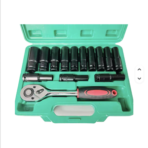 Kit de douilles à chocs universelles en acier au carbone, avec étui rigide, personnalisable OEM, 14 pièces, outil multifonctionnel SC - Product Image 2