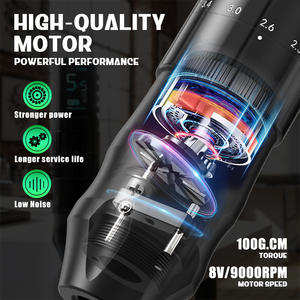 XNET Nebula 1600mAh <span class=keywords><strong>2</strong></span>.0-4.2mm 可调节行程专业无线纹身笔机，适合艺术家人体艺术 - Product Image 2