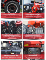Livraison Gratuite Certifié Ce Tracteurs Tracteur d'Occasion 4wd 140hp 120hp 100hp à European Orchard Farm Garden Orchard Utilisation
