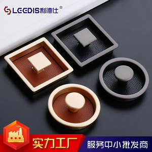 Drawer Cabinet Handle 6314 Copper <b>Brushed</b> Zinc Alloy Modern Design Easy Installation Furniture Hardware - Product Image 4