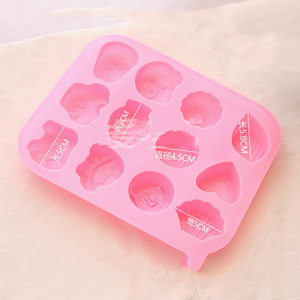 Twelve <b>Animal</b> 3D Silicone Molds for Handmade Soap, Baby Disposable Candy Molds, Food-Grade <b>Plastic</b> Chocolate Cake Bar Packaging - Product Image 4