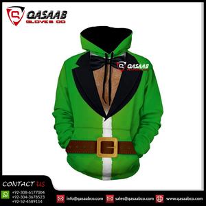 Sweat-shirt à capuche décontracté pour homme, imprimé numérique 3D, manches longues, ample, surdimensionné, impression par sublimation - Product Image 4