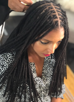 100% cheveux humains longues serrures Extension africaine torsion en vrac noir femmes à la main cheveux longs serrures Extension de cheveux humains