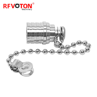 Approvisionnement d'usine QMA prise mâle bouchon anti-poussière en laiton rf connecteur coaxial QMA (rf) connecteurs cpax en stock ROHS