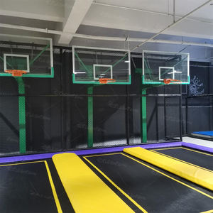 Cosmic Nebula Themed Indoor Playground para niños Galaxy Projection Jump Mats con redes de seguridad Bounce Park para diversión hinchable - Product Image 6