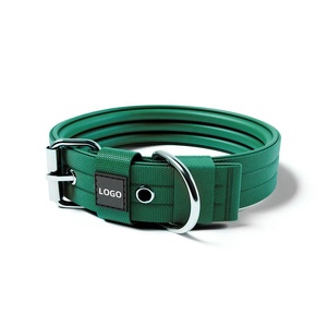 Nouveau design Néoprène souple avec rembourrage arrière Boucle en métal en acier inoxydable Collier personnalisé Collier de chien tactique - Product Image 6