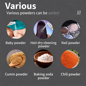 ขวดสเปรย์แบบกดสำหรับบรรจุแป้งฝุ่นแบบแห้ง ขนาด 30 กรัม/50 กรัม/100 กรัม ผลิตจากพลาสติก PET แบบเติมได้ เหมาะสำหรับแป้งเด็ก แป้งเท้า ขายส่งจำนวนมาก - Product Image 6