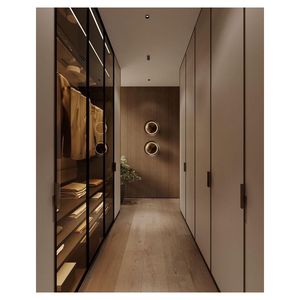 Prima Hallway Closet Practical Space Saving Solution for Narrow Passage Area High <strong>Storage</strong> Volume Custom Household <strong>Wardrobe</strong> <strong>Unit</strong> - Product Image 6