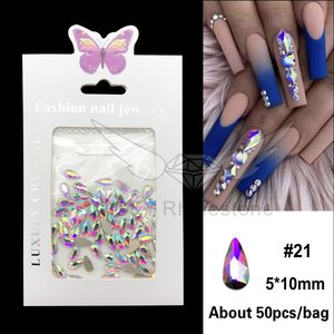 Pierre de cristal CY, forme spéciale fantaisie, diamant en verre, charme pour l'art des ongles, <span class=keywords><strong>strass</strong></span> AB - Product Image 1