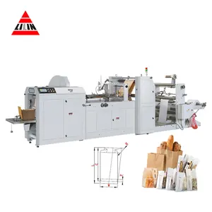 Factory Price LMD-400B Automatic Kraft bread Paper Bag Making Machine for V Bottom Bags sac Kraft Paper Bag Maker ce