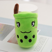Peluche mignonne en forme de tasse de thé au lait Boba, jouet en peluche doux, coussin en forme de tasse de thé au lait Boba, coussin en peluche Boba